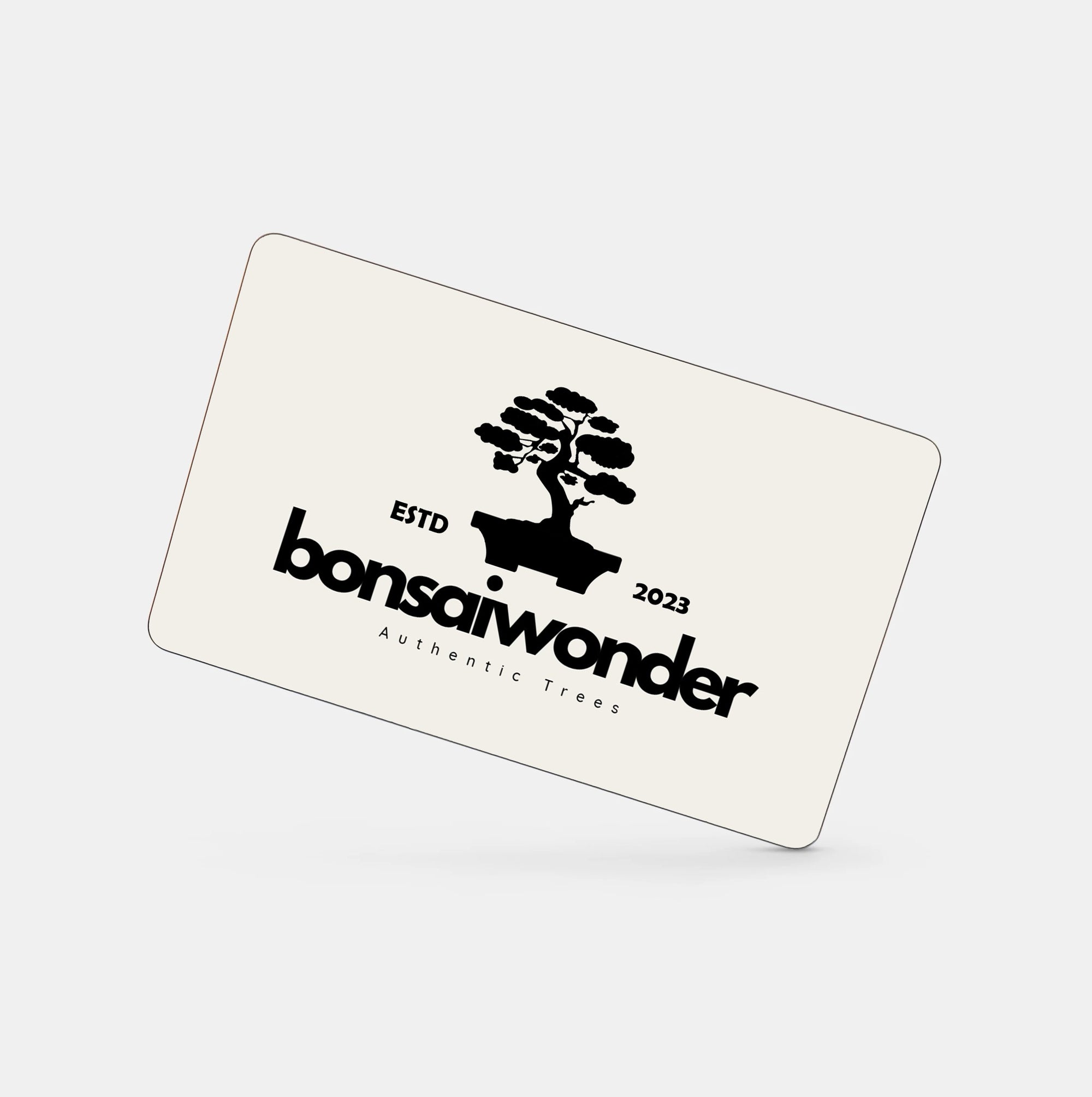 Karta podarunkowa Bonsaiwonder/bon upominkowy